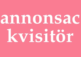 Synonym annonsackvisitör