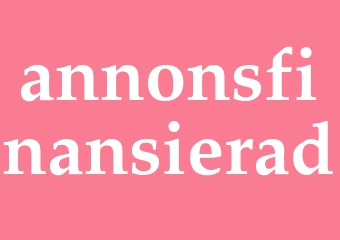 Synonym annonsfinansierad