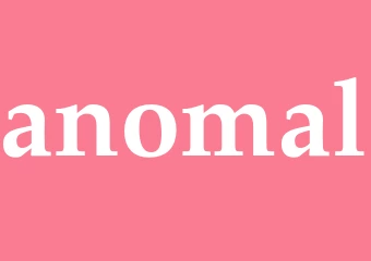 Synonym anomal