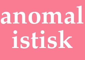 Synonym anomalistisk