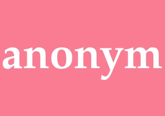 Synonym anonym