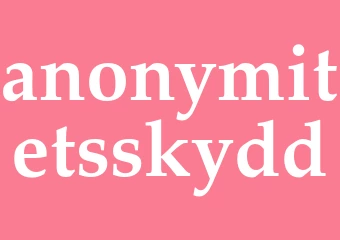 Synonym anonymitetsskydd