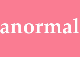 Synonym anormal