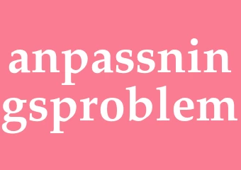 Synonym anpassningsproblem