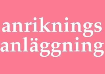 Synonym anrikningsanläggning