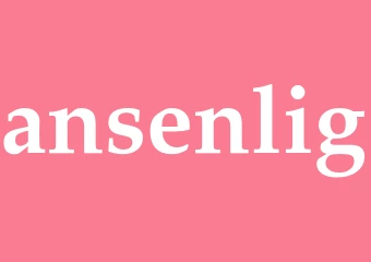 Synonym ansenlig