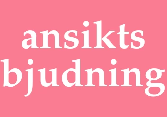 Synonym ansiktsbjudning