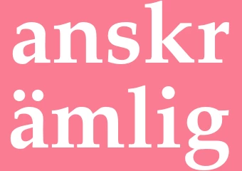 Synonym anskrämlig