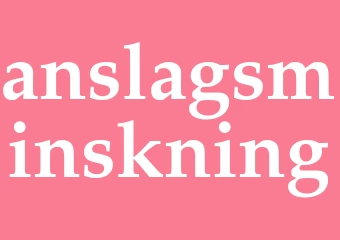 Synonym anslagsminskning