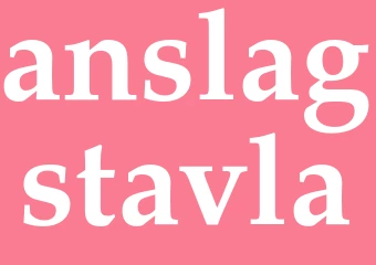 Synonym anslagstavla