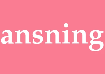 Synonym ansning