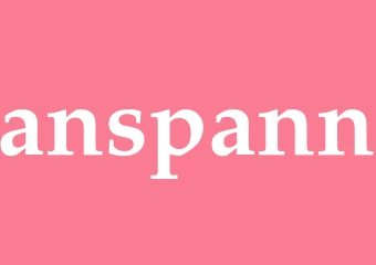 Synonym anspann