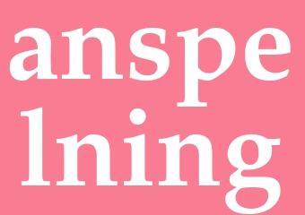 Synonym anspelning