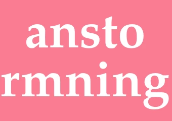 Synonym anstormning
