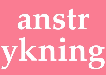 Synonym anstrykning