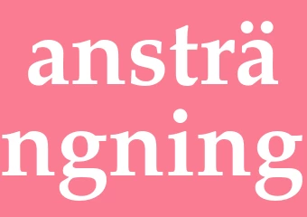 Synonym ansträngning