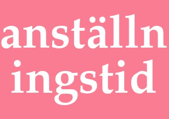 Synonym anställningstid