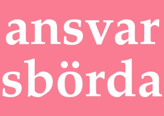 Synonym ansvarsbörda