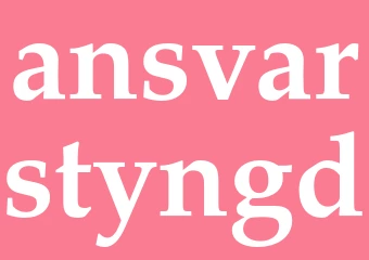 Synonym ansvarstyngd