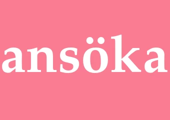 Synonym ansöka