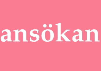 Synonym ansökan