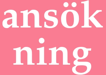 Synonym ansökning