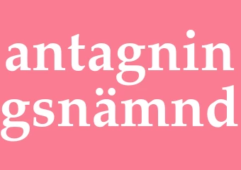 Synonym antagningsnämnd