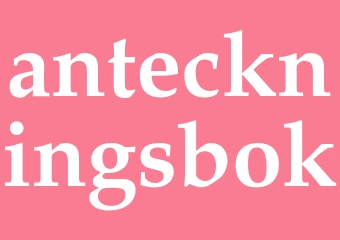 Synonym anteckningsbok