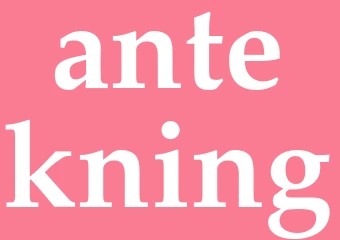 Synonym antekning