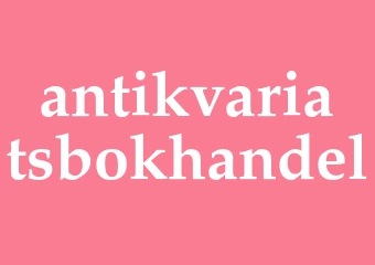 Synonym antikvariatsbokhandel