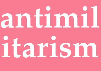 Synonym antimilitarism