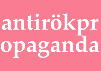 Synonym antirökpropaganda
