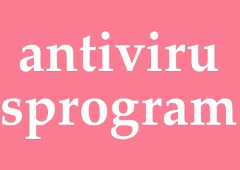 Synonym antivirusprogram