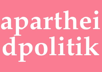 Synonym apartheidpolitik
