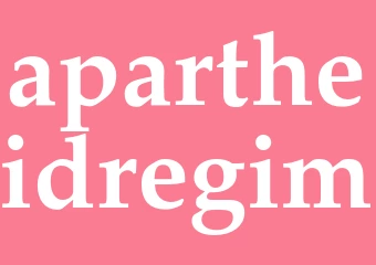 Synonym apartheidregim