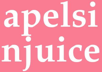 Synonym apelsinjuice