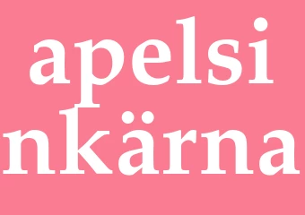 Synonym apelsinkärna