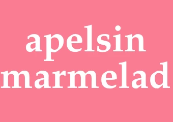 Synonym apelsinmarmelad