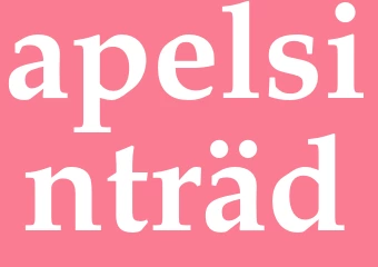 Synonym apelsinträd