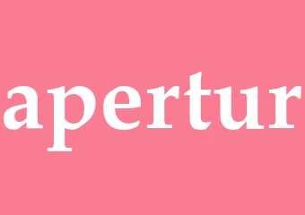 Synonym apertur
