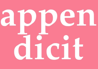 Synonym appendicit