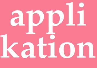 Synonym applikation