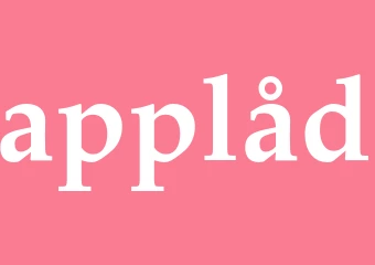 Synonym applåd