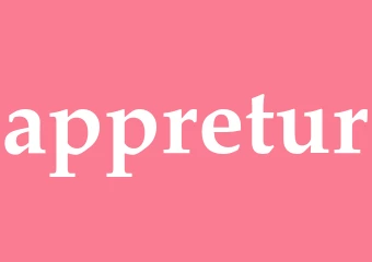 Synonym appretur
