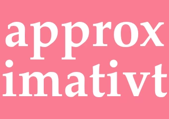 Synonym approximativt