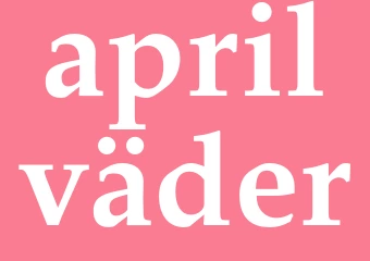 Synonym aprilväder
