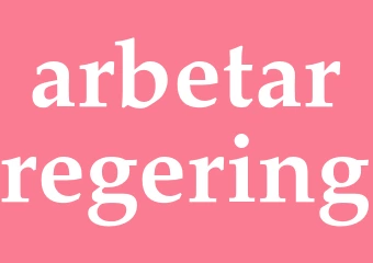 Synonym arbetarregering