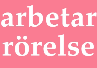 Synonym arbetarrörelse