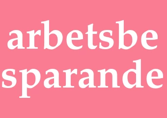 Synonym arbetsbesparande