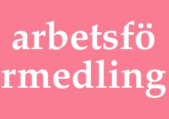 Synonym arbetsförmedling